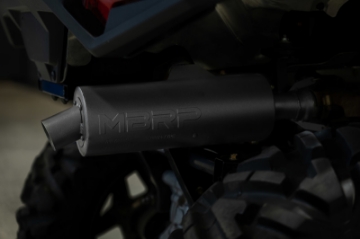 Picture of MBRP 01-05 Polaris Sportsman 400 - 06-07 Sportsman 450 Slip-On Combination Exhaust w-Sport Muffler
