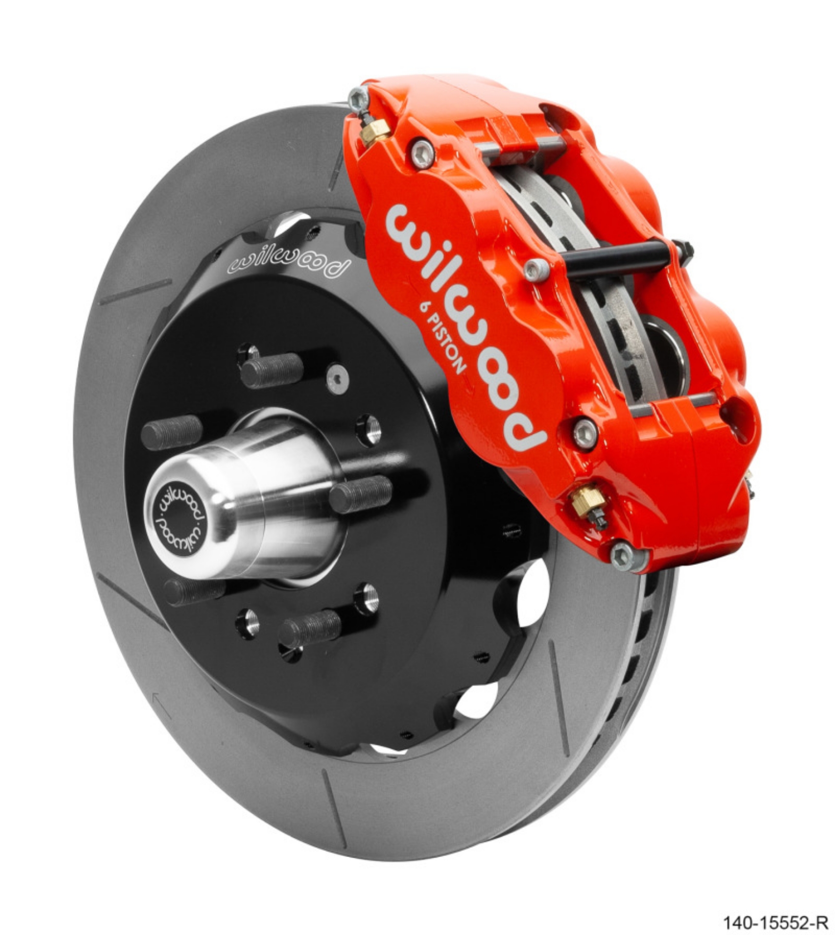 Picture of Wilwood 55-57 Chevrolet Bel Air Forged Narrow Superlite 6R Front Big Brake Kit - Red