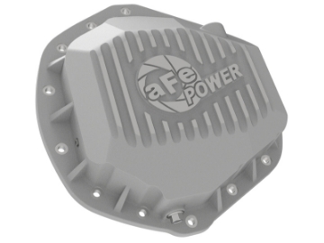 Picture of aFe Power Pro Series Rear Differential Cover Raw w- Machined Fins 14-18 Dodge Ram 2500-3500