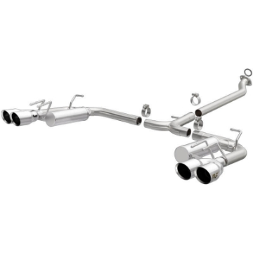 Picture of MagnaFlow 18-19 Toyota Camry XSE 2-5L FWD Street Series Cat-Back Exhaust w-4in Polished Quad Tips