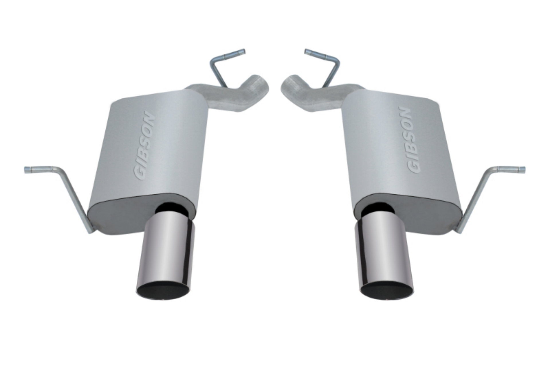 Picture of Gibson 11-18 Jeep Grand Cherokee Laredo 3-6L 2-25in Axle-Back Dual Exhaust - Aluminized