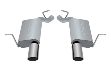 Picture of Gibson 11-18 Jeep Grand Cherokee Laredo 3-6L 2-25in Axle-Back Dual Exhaust - Aluminized