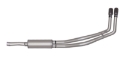 Picture of Gibson 88-93 Chevrolet C1500 Cheyenne 5-7L 2-5in Cat-Back Dual Sport Exhaust - Stainless