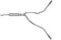 Picture of Gibson 04-08 Ford F-150 FX4 5-4L 2-5in Cat-Back Dual Extreme Exhaust - Stainless