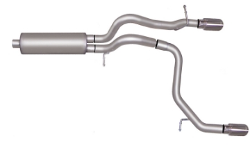 Picture of Gibson 08-10 Hummer H3 Alpha 5-3L 2-5in Cat-Back Dual Split Exhaust - Stainless