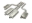 Picture of Gibson 11-14 Dodge Charger R-T 5-7L 2-5in Cat-Back Dual Exhaust - Stainless