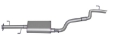 Picture of Gibson 07-14 Toyota FJ Cruiser Base 4-0L 2-5in Cat-Back Single Exhaust - Stainless