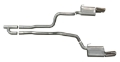Picture of Gibson 05-10 Ford Mustang Base 4-0L 2-5in Cat-Back Dual Exhaust - Stainless
