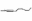 Picture of Gibson 89-92 Ford Ranger S 2-3L 2-5in Cat-Back Single Exhaust - Stainless