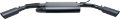 Picture of Gibson 07-17 Jeep Wrangler JK Sport 3-8L 2-5in Cat-Back Dual Extreme Exhaust - Black Elite Ceramic