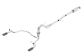 Picture of Borla 15-16 Ford F150 3-5L EcoBoost Ext- Cab Black Chrome CB Exhaust ATAK Single Split Rear Exit