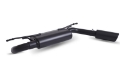 Picture of Gibson 18-22 Jeep Wrangler JL Rubicon 3-6L 2-5in Cat-Back Single Exhaust - Black Elite Ceramic