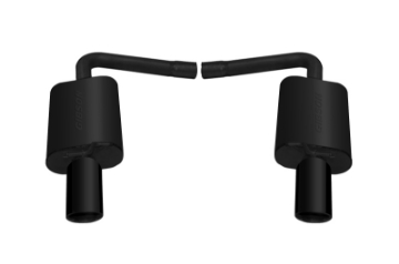 Picture of Gibson 11-18 Jeep Grand Cherokee Laredo 3-6L 2-25in Axle-Back Dual Exhaust - Black Elite