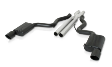 Picture of Gibson 15-17 Ford Mustang GT 5-0L 3in Cat-Back Dual Exhaust - Black Elite Ceramic