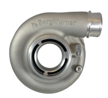 Picture of BorgWarner Compressor Cover 72mm SX-E Style V-Band-Hose Outlet