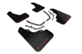 Picture of Rally Armor 19-26 Mazda3 Hatchback Black UR Mud Flap w-Red Logo