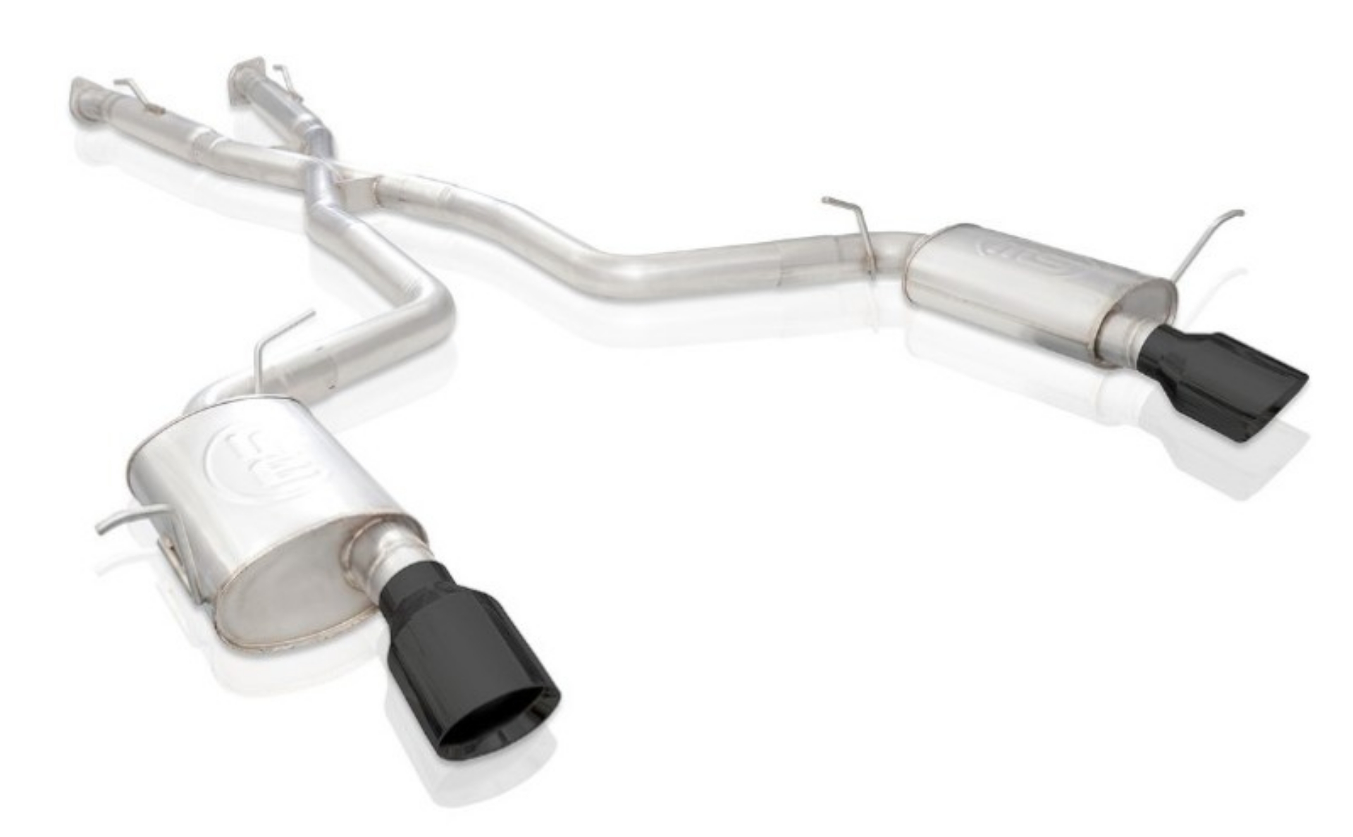 Picture of Stainless Works 18-19 Dodge Durango 6-4L Redline Catback Exhaust w- Black Tips