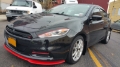 Picture of Rally Armor 13-16 Dodge Dart Black UR Mud Flap w- White Logo