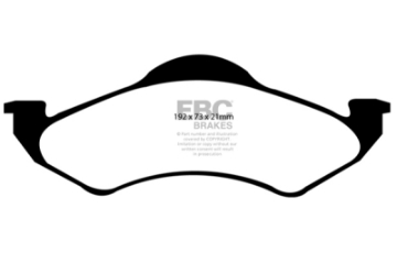Picture of EBC 00-02 Dodge Dakota 2WD 2-5 Ultimax2 Front Brake Pads