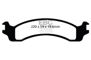 Picture of EBC 00-02 Dodge Ram 2500 Pick-up 5-2 2WD Pad with wear sensor Ultimax2 Front Brake Pads