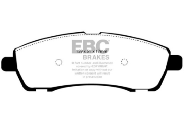 Picture of EBC 00-02 Ford Excursion 5-4 2WD Yellowstuff Rear Brake Pads