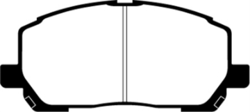 Picture of EBC 00-03 Toyota Highlander 2-4 2WD Greenstuff Front Brake Pads