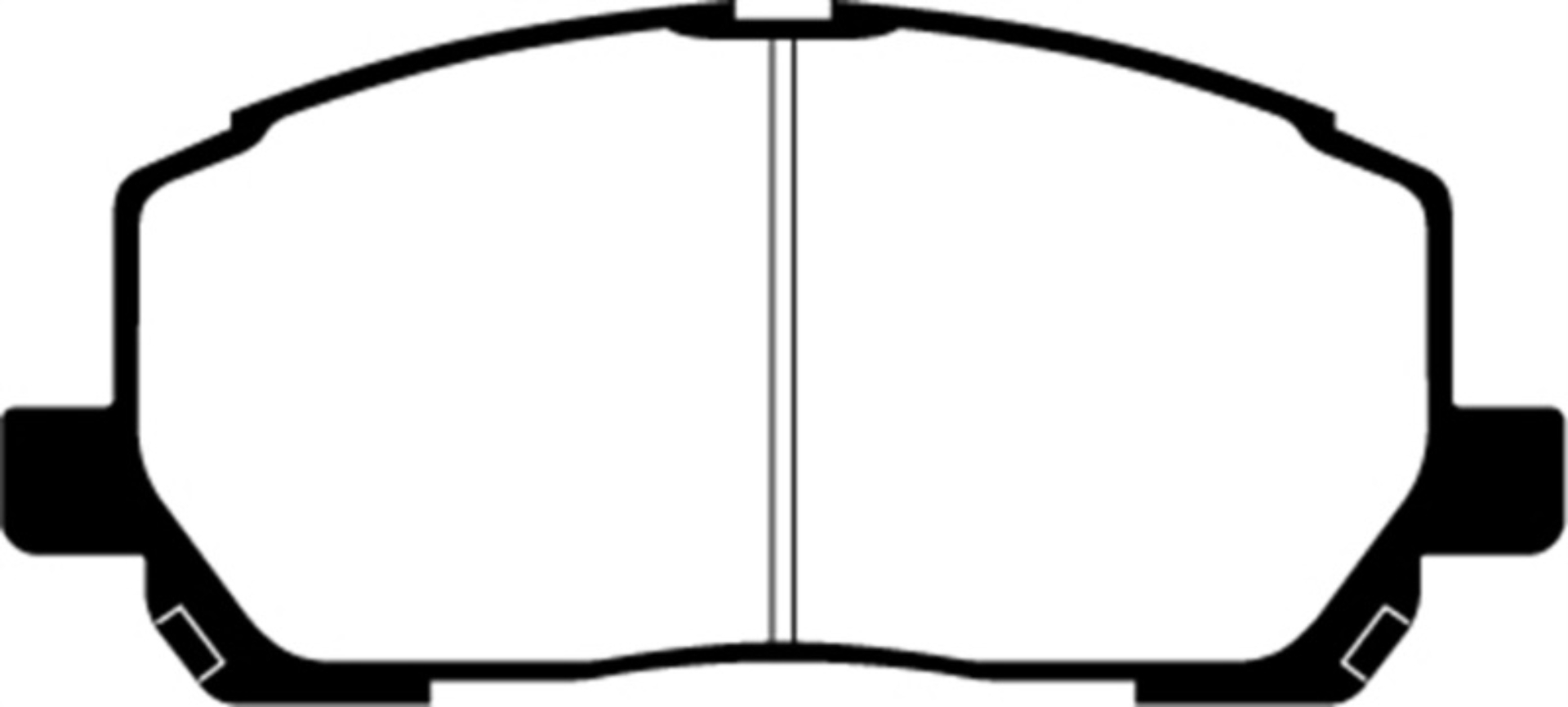Picture of EBC 00-03 Toyota Highlander 2-4 2WD Yellowstuff Front Brake Pads