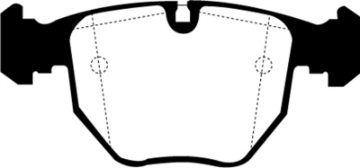 Picture of EBC 00-04 BMW M5 5-0 E39 Ultimax2 Front Brake Pads