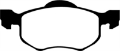Picture of EBC 00-04 Ford Escape 2-0 Yellowstuff Front Brake Pads
