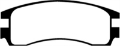 Picture of EBC 00-05 Buick Le Sabre FWD 3-8 15in Wheels Redstuff Rear Brake Pads