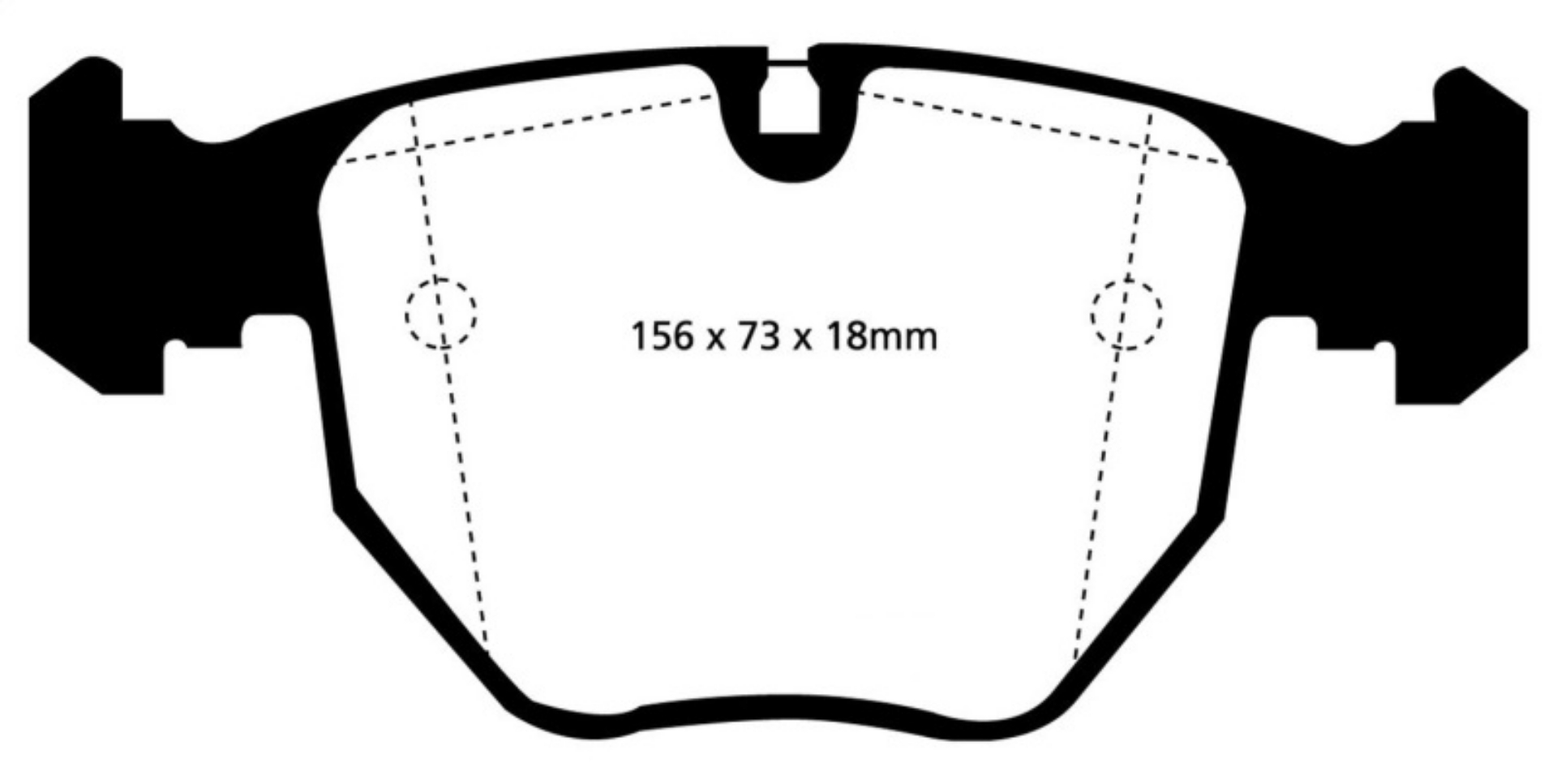 Picture of EBC 00-06 BMW X5 3-0 Greenstuff Front Brake Pads