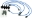 Picture of NGK Volkswagen Beetle 1979-1954 Spark Plug Wire Set