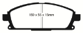 Picture of EBC 01 Infiniti Q45 4-1 Ultimax2 Front Brake Pads