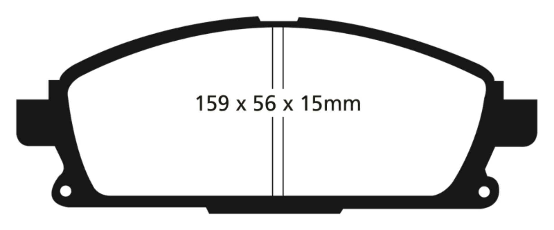 Picture of EBC 01 Infiniti Q45 4-1 Ultimax2 Front Brake Pads