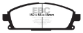 Picture of EBC 01 Infiniti Q45 4-1 Yellowstuff Front Brake Pads