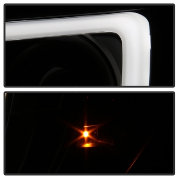 Picture of Spyder 05-11 Toyota Tacoma Ver 2 Proj Headlights - Light Bar DRL - Black Smoke PRO-YD-TT05V2-LB-BSM