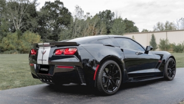 Picture of Corsa 2014-2019 Chevrolet Corvette C7 6-2L 2-75in Xtreme Valve-Back w- Dual NPP & Quad Black Tips