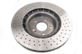 Picture of DBA 2018 Kia Stinger w- Brembo Brakes Front Drilled & Dimpled 4000 Series Rotor