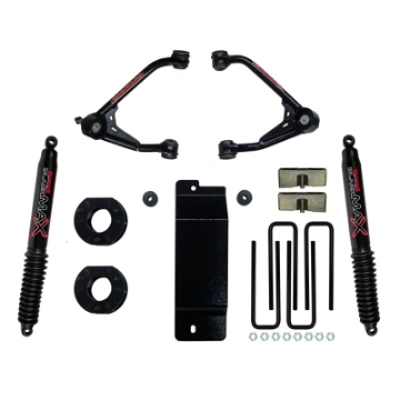 Picture of Skyjacker 2007-2013 GM 1500 4WD 3-5-4in UCA Lift Kit w-Rear Black Max B8500 Shocks