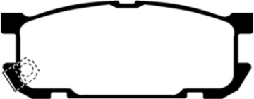 Picture of EBC 01-03 Mazda Miata MX5 1-8 Sports Suspension Greenstuff Rear Brake Pads