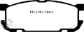 Picture of EBC 01-03 Mazda Miata MX5 1-8 Sports Suspension Redstuff Rear Brake Pads