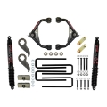 Picture of Skyjacker 2011-2019 GM 2500HD-3500HD 2WD-4WD 3-3-5in UCA Lift Kit w-Rear Black Max B8500 Shocks