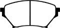 Picture of EBC 01-03 Mazda Miata MX5 1-8 Sports Suspension Ultimax2 Front Brake Pads