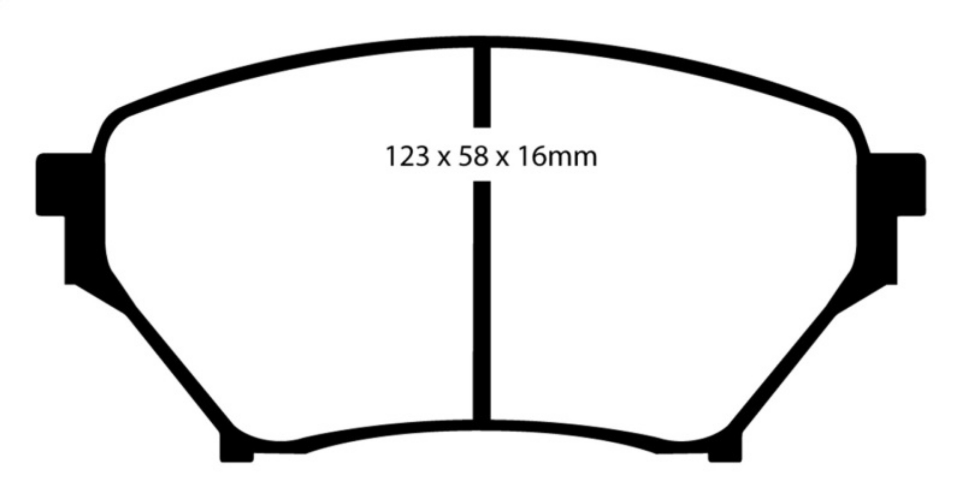 Picture of EBC 01-03 Mazda Miata MX5 1-8 Sports Suspension Yellowstuff Front Brake Pads