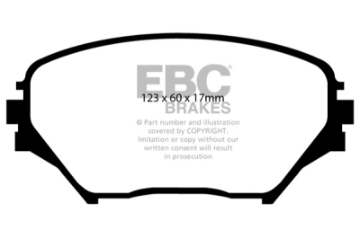Picture of EBC 01-03 Toyota RAV 4 2-0 Ultimax2 Front Brake Pads