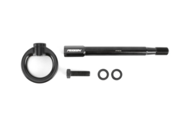 Picture of PERRIN 08-14 Subaru WRX & STI - 08-11 Impreza - 05-09 Legacy Tow Hook Kit Front - Flat Black