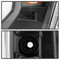 Picture of Spyder 07-13 GMC Sierra 1500-3500 Ver 2 Proj Headlights - DRL LED - All Blk PRO-YD-GS07V2-LBDRL-BKV2