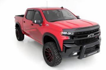 Picture of Lund 19-21 Chevy Silverado 1500 SX-Sport Textured Elite Series Fender Flares - Black 4 Pc