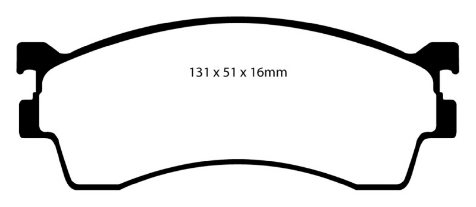 Picture of EBC 01-04 Mazda Protege 2-0 Rear Drums Redstuff Front Brake Pads