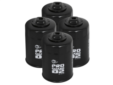 Picture of aFe ProGuard D2 Oil Filter 4 Pack 11-13 Ford F-150 V6 3-5-3-7L - V8 5-0L w- 3-8in Ratchet Drive